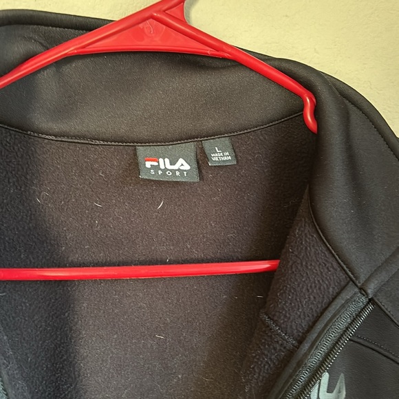 Black Fila Spot Jacket - Picture 3 of 4
